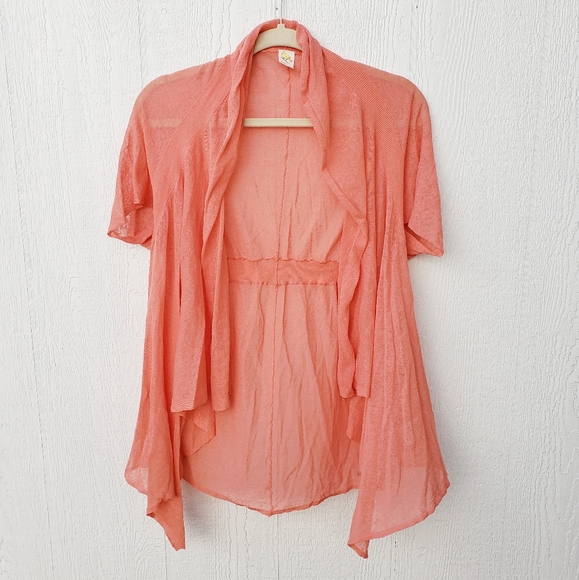 Anthropologie Sweaters - Anthropologie Yellow Bird Miacomet Linen Cardigan